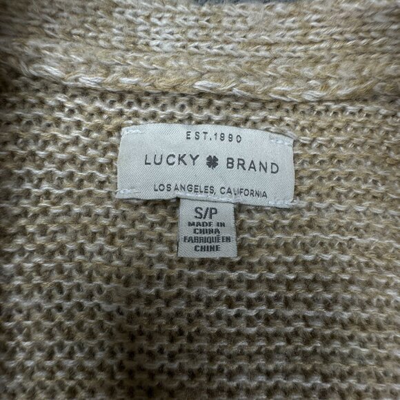 Lucky Brand Women's Open Cardigan Aztec Pattern Size Small Long Sleeve - Picture 8 of 10